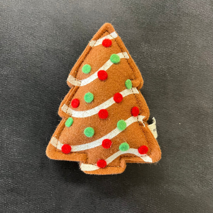 Wool Cat Toy: Gingerbread Tree