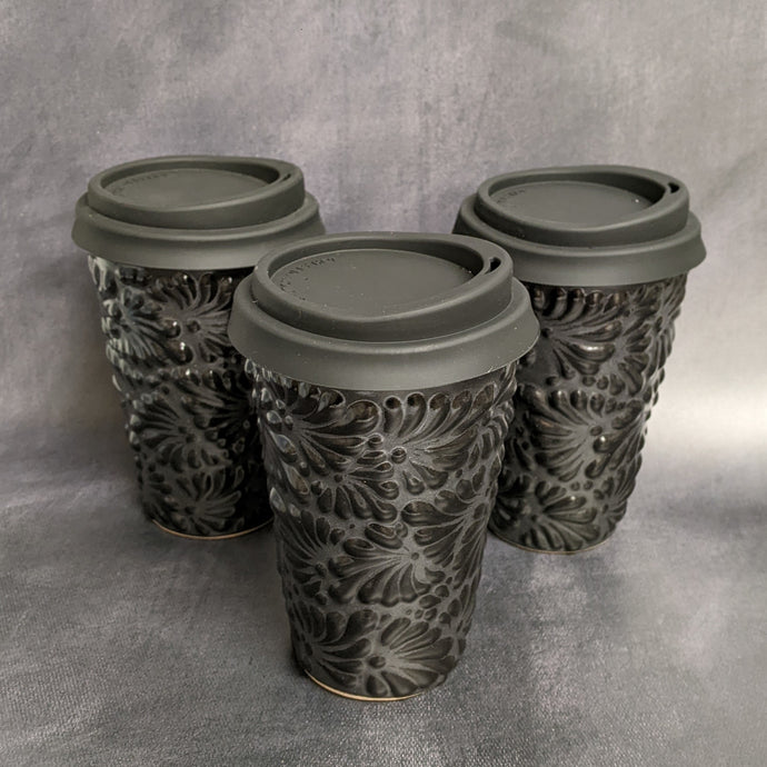 Travel Mug: Black Talavera